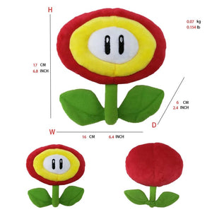 Planet Gates Fire Flower / CHINA 41 Styles Mario Plush Toys Goomba Toad Yoshi Boo Kamek Shy Guy Nabbit Koopa Troopa Ice Flower Anime Stuffed Cartoon Peluche Doll