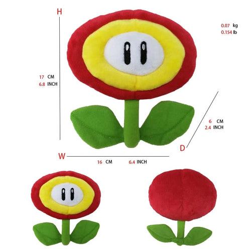 Planet Gates Fire Flower / CHINA 41 Styles Mario Plush Toys Goomba Toad Yoshi Boo Kamek Shy Guy Nabbit Koopa Troopa Ice Flower Anime Stuffed Cartoon Peluche Doll