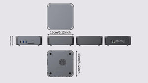 Planet Gates FIREBAT AK2 PLUS MiniPC Intel N100 Dual Band WiFi5 BT4.2 16GB 512GB Desktop Gaming Computer Mini PC Gamer