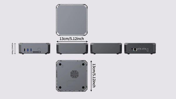 Planet Gates FIREBAT AK2 PLUS MiniPC Intel N100 Dual Band WiFi5 BT4.2 16GB 512GB Desktop Gaming Computer Mini PC Gamer