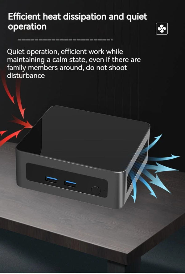 Planet Gates FIREBAT MN56 Mini PC Gamer AMD Ryzen 5 5600H Windows 11 DDR4 Nvme SSD MiniPC WIFI6 BT5.2 For Gaming Desktop Computer