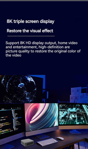 Planet Gates FIREBAT MN56 Mini PC Gamer AMD Ryzen 5 5600H Windows 11 DDR4 Nvme SSD MiniPC WIFI6 BT5.2 For Gaming Desktop Computer