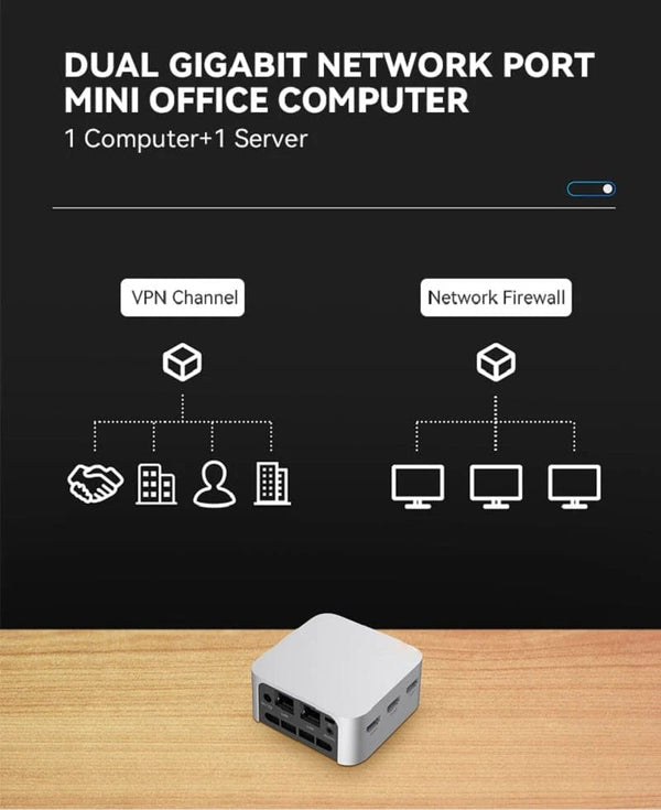 Planet Gates FIREBAT T8 Pro Plus Mini PC Intel Celeron N5095 N100 Desktop Gaming Computer 8GB 16GB 256GB 512GB DDR4 DDR5 WIFI5 BT4.2
