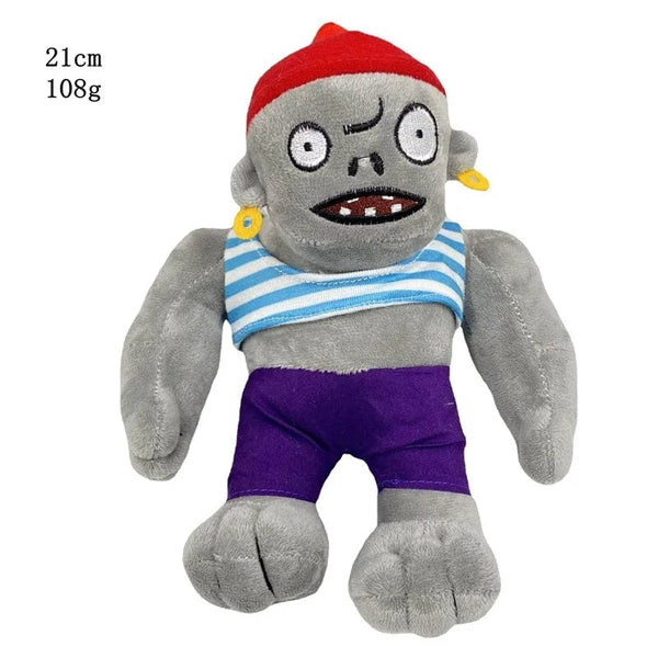 Planet Gates FireBrick 1pcs Plants vs Zombies Plush Toys 30cm PVZ Gargantuar Hats Pirate Duck Zombie Plush Stuffed Toys Doll Soft Toy Gifts for Kids