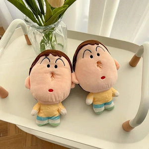 Planet Gates FireBrick 21cm Anime Crayon Shin-Chan Boochan Tissue Box Originality Plush Doll Funny Design Plush Stuffed Keychain Couple Bag Pendant