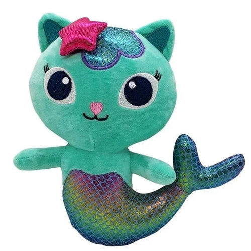 Planet Gates FireBrick Animals Plush Gabby Dollhouse Lovely Plush Gaby Toy Plush House Cat Doll Cartoon Stuffed Animals Mermaid Cat Plushie Dolls Kids