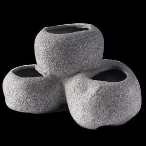 Planet Gates Fish Shrimp Incubation Shelter Cave Multipurpose Ceramic Planting Pots Fish Tank Aquarium Decorations Water Aquatic Plant Basin