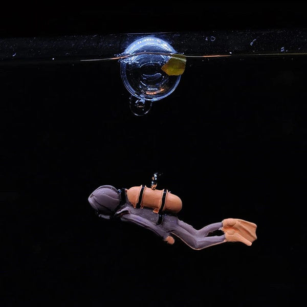 Planet Gates Fish Tank Decoration Luminous Green Mini Floating Diver Aquarium Ornaments Small Floating Ball Aquarium Accessories