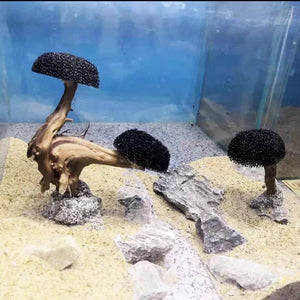 Planet Gates Fish Tank Plant Moss Tree Decorations Landscaping Wood Plant Root Driftwood Aquatic Plants Grass Aquarium Accessories (No Moss)