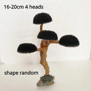 Planet Gates Fish Tank Plant Moss Tree Decorations Landscaping Wood Plant Root Driftwood Aquatic Plants Grass Aquarium Accessories (No Moss)