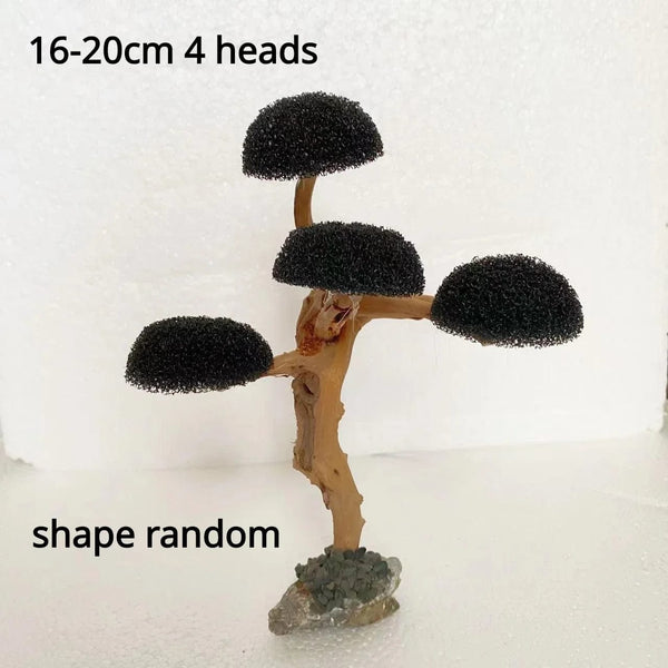 Planet Gates Fish Tank Plant Moss Tree Decorations Landscaping Wood Plant Root Driftwood Aquatic Plants Grass Aquarium Accessories (No Moss)