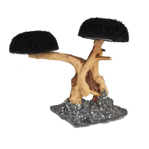 Planet Gates Fish Tank Plant Moss Tree Decorations Landscaping Wood Plant Root Driftwood Aquatic Plants Grass Aquarium Accessories (No Moss)