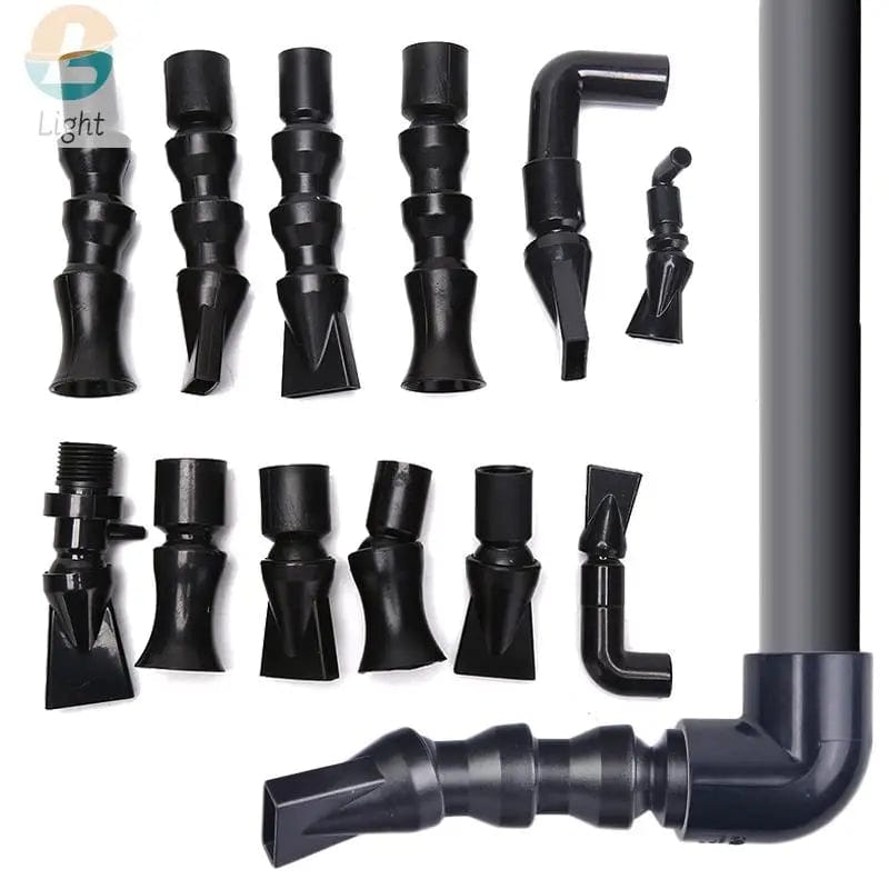 Planet Gates Fish Tank Pump Duckbill Nozzle Adjustable Aquarium Filter Pump Rotating Water Outlet Return Pipe Connector Plumbing Fitting