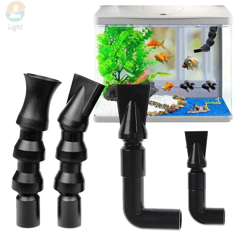 Planet Gates Fish Tank Pump Duckbill Nozzle Adjustable Aquarium Filter Pump Rotating Water Outlet Return Pipe Connector Plumbing Fitting