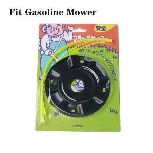 Planet Gates Fit Gasoline Mower 1pc Steel Lawn Mower Head Free 4 Lines Replacement Gasoline/Lithium Grass Trimmer Head Removal Of Garden Weed Brushcutter Part