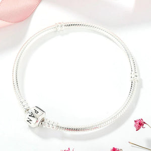 Planet Gates Fit Original Pandora 925 Sterling Silver Moments Snake Chain Bracelet 4 Color Rose Gold Silver for Women Luxury Jewelry Gift