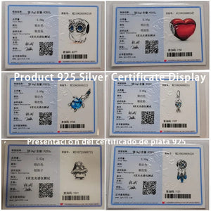 Planet Gates Fit Qikaola 925 Original Bracelets Blue Zircon Owl Luminous Sea Turtle Octopus 925 Silver Charms Beads DIY Birthday Jewelry Gift