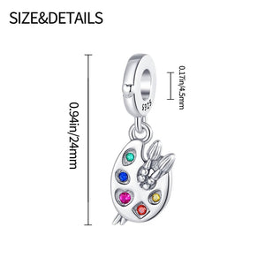 Planet Gates Fit Qikaola 925 Original Bracelets Blue Zircon Owl Luminous Sea Turtle Octopus 925 Silver Charms Beads DIY Birthday Jewelry Gift