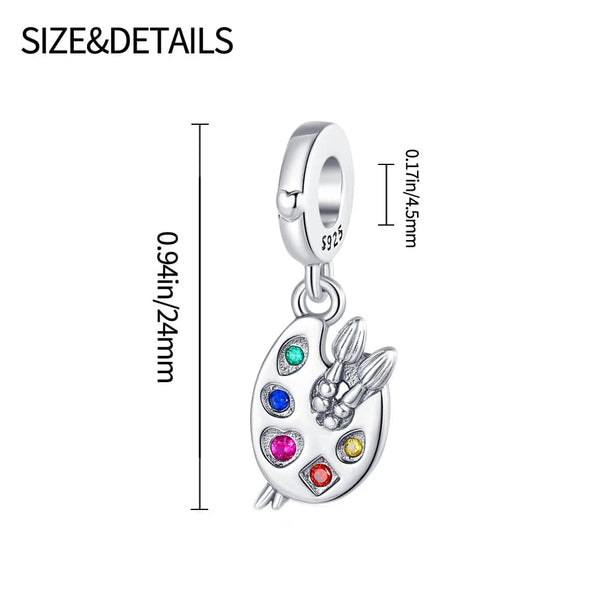 Planet Gates Fit Qikaola 925 Original Bracelets Blue Zircon Owl Luminous Sea Turtle Octopus 925 Silver Charms Beads DIY Birthday Jewelry Gift