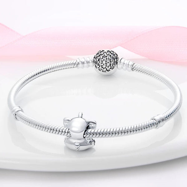 Planet Gates Fit Qikaola 925 Original Bracelets Blue Zircon Owl Luminous Sea Turtle Octopus 925 Silver Charms Beads DIY Birthday Jewelry Gift