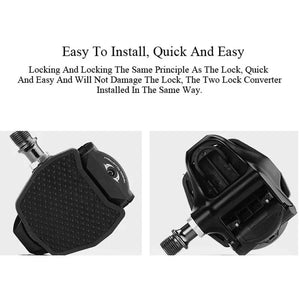 Planet Gates fit SPD-SL Pedals Adapter Flat Pedal Converter for Shimano SPDSL Road Bicycle System Plate for KEO Bike Clipless Pedals Adapter