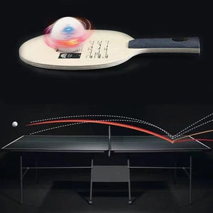 Planet Gates FL Grip (long) Original Sanwei T5000 Table Tennis Blade 5 Wood 2 Carbon Entry Intermediate Ping Pong Blade for Loop Drive with Fast Attack