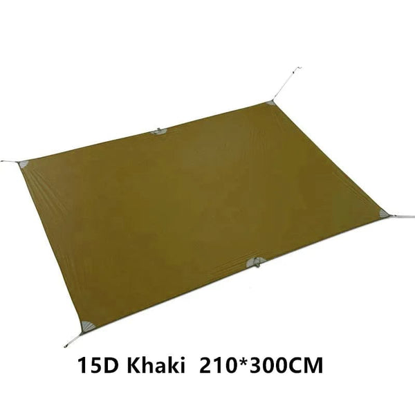 Planet Gates FLAME'S CREED Ultralight Tarp Lightweight MINI Sun Shelter Camping Mat Tent Footprint 15D Nylon Silicone 160g Tenda Para Carro