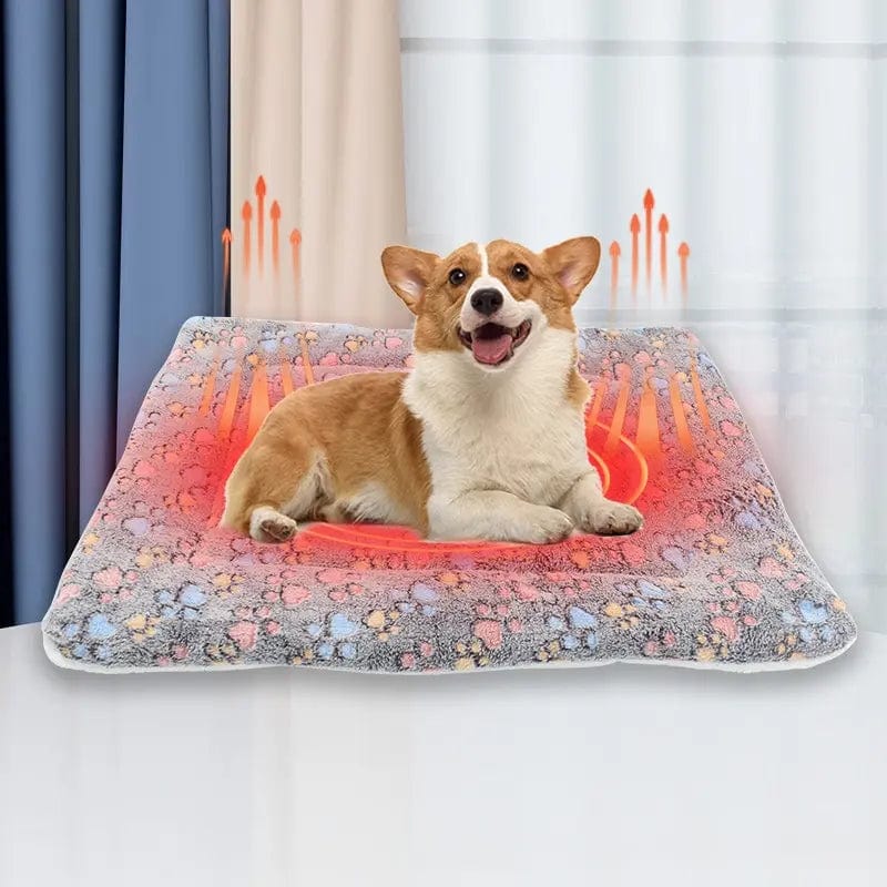 Planet Gates Flannel Thickened Dog Bed Mat Soft Pet Sleeping Mat for Dogs Cats Winter Warm Pet Blanket