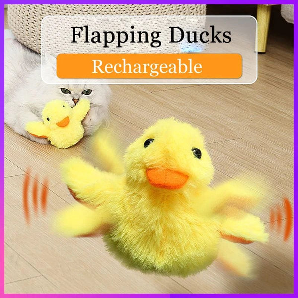 Planet Gates Flapping Duck Flapping Duck Cat Toys Interactive Electric Bird Toys Washable Cat Plush Toy With Catnip Vibration Sensor Cats Game Toy Kitten