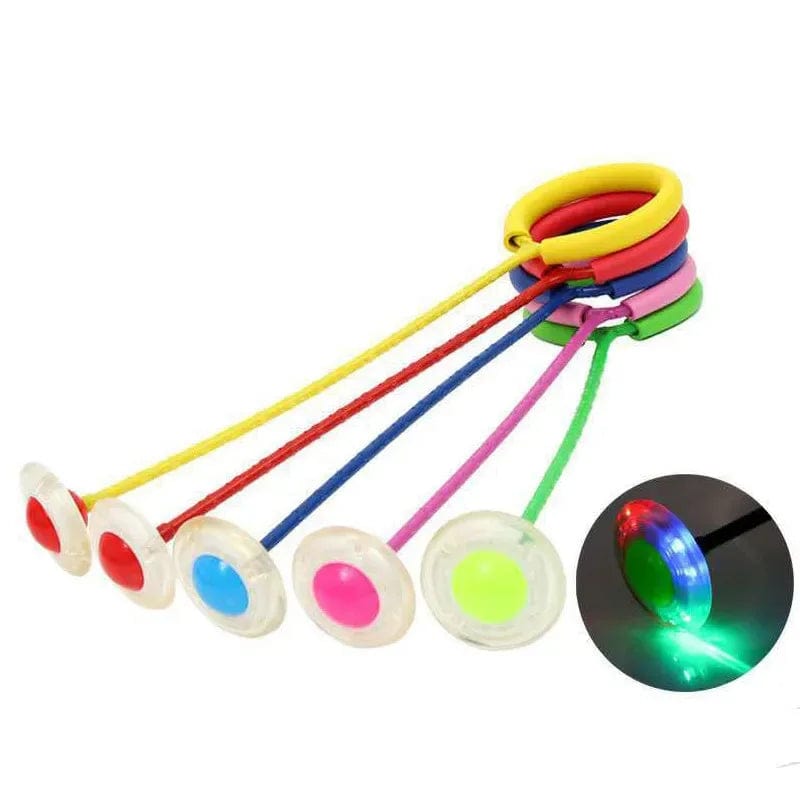 Planet Gates Flash Jumping Foot Force Ball Kids Outdoor Fun Sports Toy LED Children Jumping Force Reaction Training Ball Child-parent Games