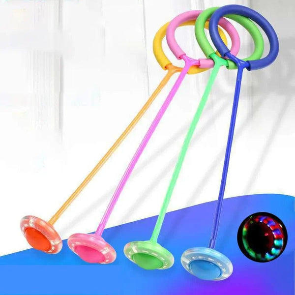Planet Gates Flash Jumping Foot Force Ball Kids Outdoor Fun Sports Toy LED Children Jumping Force Reaction Training Ball Child-parent Games