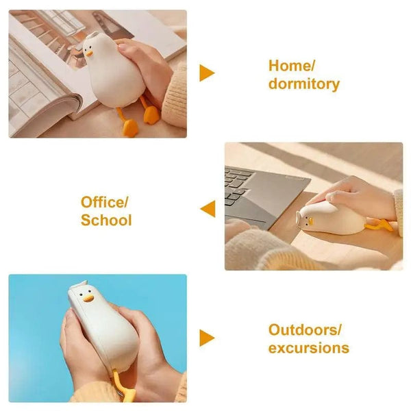 Planet Gates Flat duck warm / CHINA Hand Warmer Rechargeable Warmer Power Bank Cute Duck 4000mAh Electric Portable Pocket Heater Great For Raynauds Hunting Golf