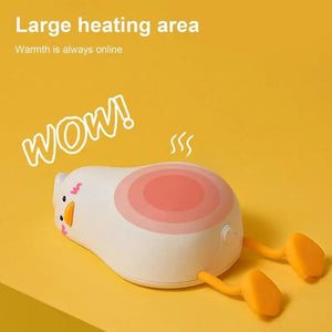 Planet Gates Flat duck warm / CHINA Hand Warmer Rechargeable Warmer Power Bank Cute Duck 4000mAh Electric Portable Pocket Heater Great For Raynauds Hunting Golf