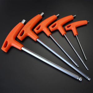 Planet Gates Flat Head / 8PCS(1pcsXAll) 2/2.5/3/4/5/6/8/10mm Ball/Flat head Hex key allen wrench Hand tool Universal Quick Snap Adapter Chrome Vanadium Steel hexagona