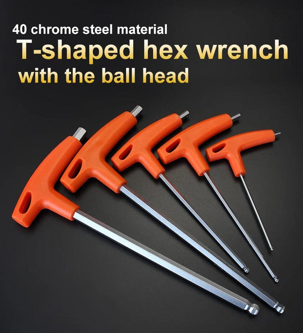 Planet Gates Flat Head / 8PCS(1pcsXAll) 2/2.5/3/4/5/6/8/10mm Ball/Flat head Hex key allen wrench Hand tool Universal Quick Snap Adapter Chrome Vanadium Steel hexagona