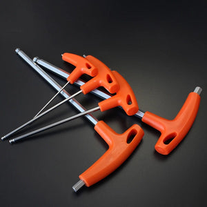 Planet Gates Flat Head / 8PCS(1pcsXAll) 2/2.5/3/4/5/6/8/10mm Ball/Flat head Hex key allen wrench Hand tool Universal Quick Snap Adapter Chrome Vanadium Steel hexagona