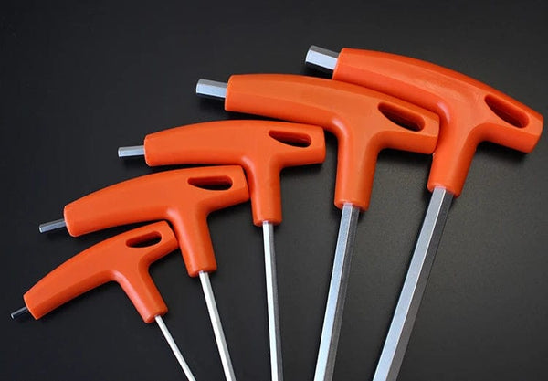 Planet Gates Flat Head / 8PCS(1pcsXAll) 2/2.5/3/4/5/6/8/10mm Ball/Flat head Hex key allen wrench Hand tool Universal Quick Snap Adapter Chrome Vanadium Steel hexagona