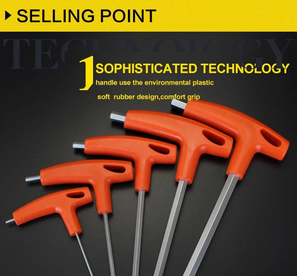 Planet Gates Flat Head / 8PCS(1pcsXAll) 2/2.5/3/4/5/6/8/10mm Ball/Flat head Hex key allen wrench Hand tool Universal Quick Snap Adapter Chrome Vanadium Steel hexagona