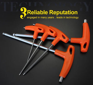 Planet Gates Flat Head / 8PCS(1pcsXAll) 2/2.5/3/4/5/6/8/10mm Ball/Flat head Hex key allen wrench Hand tool Universal Quick Snap Adapter Chrome Vanadium Steel hexagona