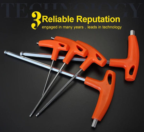 Planet Gates Flat Head / 8PCS(1pcsXAll) 2/2.5/3/4/5/6/8/10mm Ball/Flat head Hex key allen wrench Hand tool Universal Quick Snap Adapter Chrome Vanadium Steel hexagona