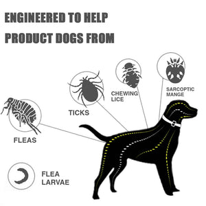Planet Gates Flea And Tick Collar Silicone Adjustable Dogs Cats Collar 8 Month Protection Anti-mosquitoes Insect Repellent Pet Supplies