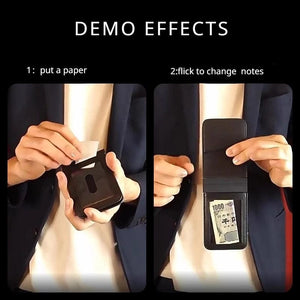 Planet Gates Flick Wallet Accessory by Tejinaya Magician Wallet Close Up Street Illusions Magic Tricks Porps Comedy Gimmick Mentalism