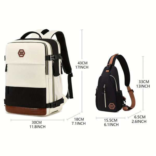 Planet Gates Flight-approved Carry-on Backpack With Shoe Compartment, Travel Luggage Daypack, Business Computer Schoolbag