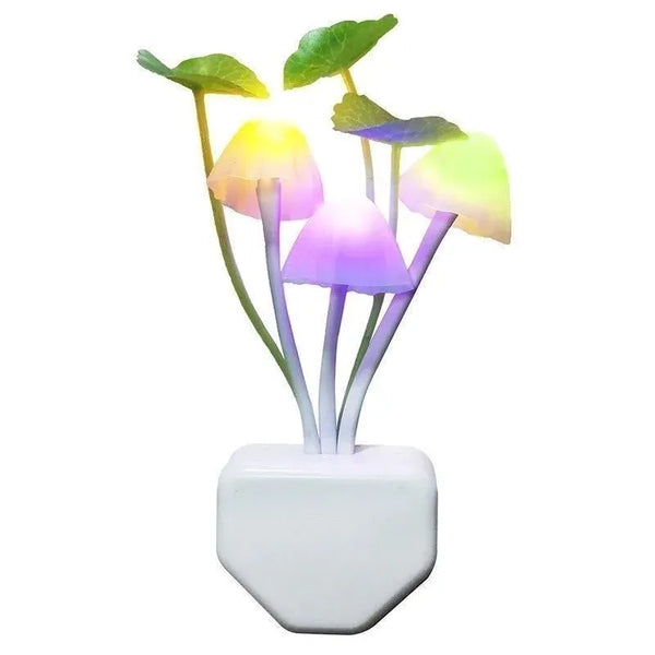 Planet Gates Floral Sensor LED abajur infantil European Plug Dreambed Illumination Mushroom Night Light Home Decor Romantic