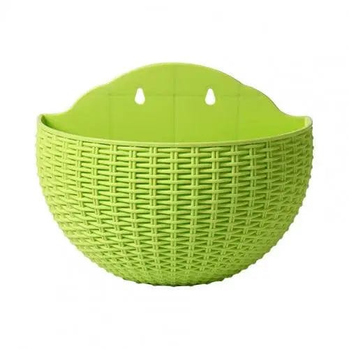 Planet Gates Flower Pot Exquisite Wall-mounted Plastic Wall Hanging Basket Flowerpot for Outdoor Garden Balcony Planter Bucket Home Decor New