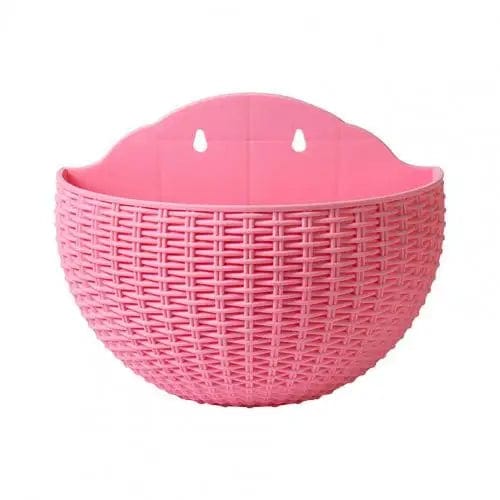 Planet Gates Flower Pot Exquisite Wall-mounted Plastic Wall Hanging Basket Flowerpot for Outdoor Garden Balcony Planter Bucket Home Decor New