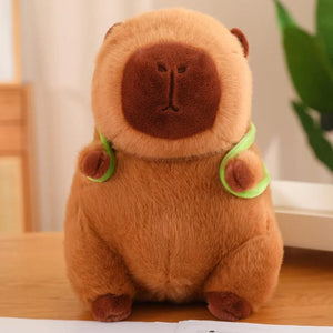 Planet Gates Fluffy Capybara Plush Doll Kawaii Capybara With Tortoise Stuffed Toy Stuffed Animals Kids Juguetes Birthday Gift Home Decor