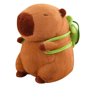 Planet Gates Fluffy Capybara Plush Doll Kawaii Capybara With Tortoise Stuffed Toy Stuffed Animals Kids Juguetes Birthday Gift Home Decor