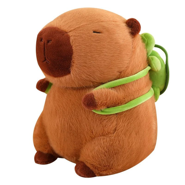 Planet Gates Fluffy Capybara Plush Doll Kawaii Capybara With Tortoise Stuffed Toy Stuffed Animals Kids Juguetes Birthday Gift Home Decor