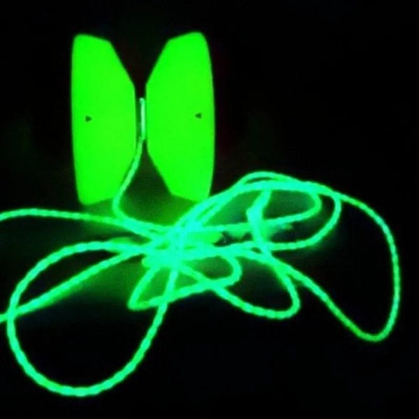 Planet Gates Fluorescent Green 5PCS  Glowing rope yoyo strings  Light-emitting YOYO ropes  Classic Toys Gift For Kids Children